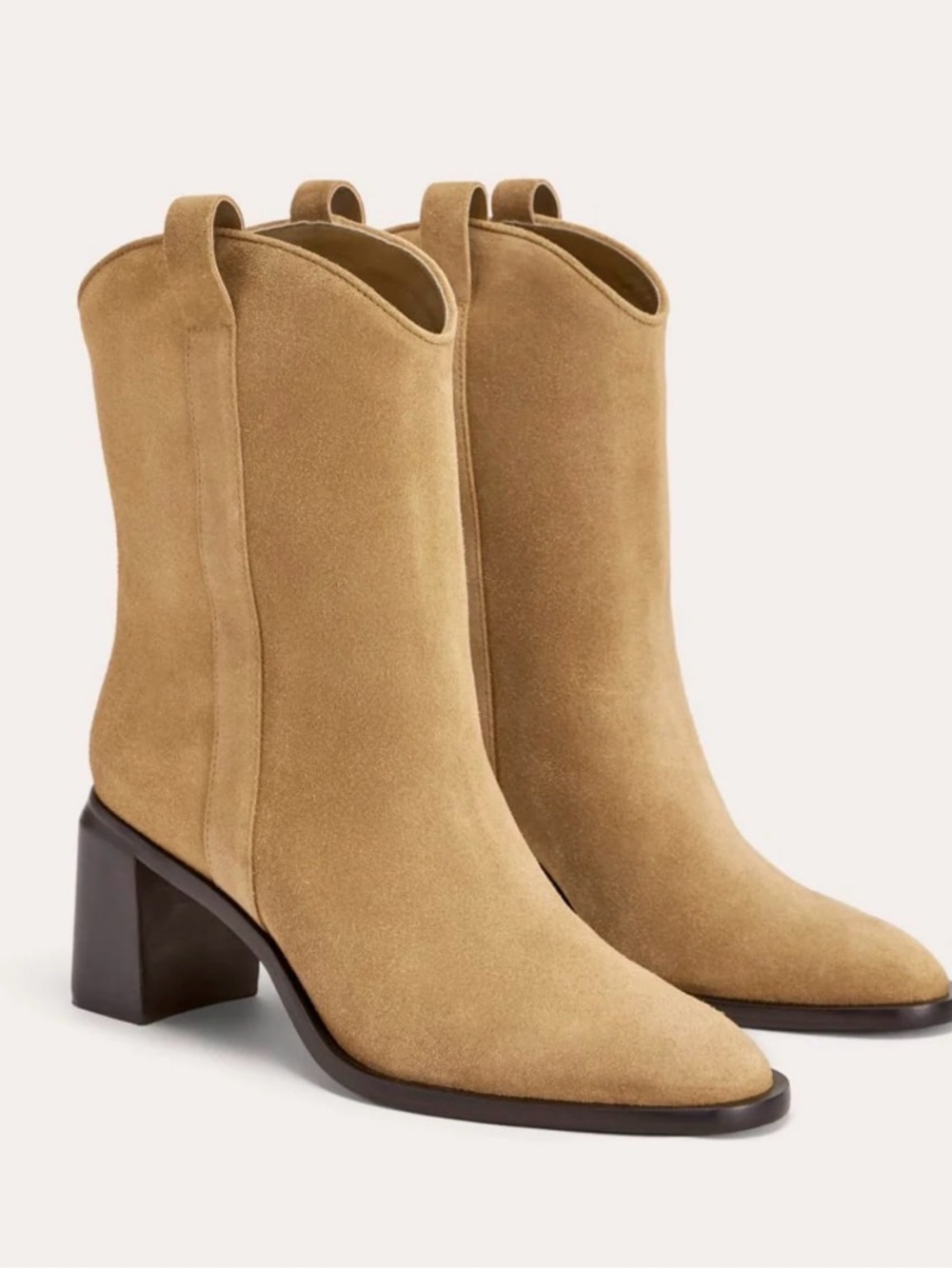 EVERLANE THE OUTLAW BOOT SAND SUEDE (SIZE 9)